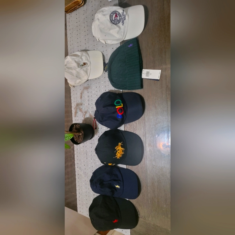 polo ralph lauren 7 hat bundle deal